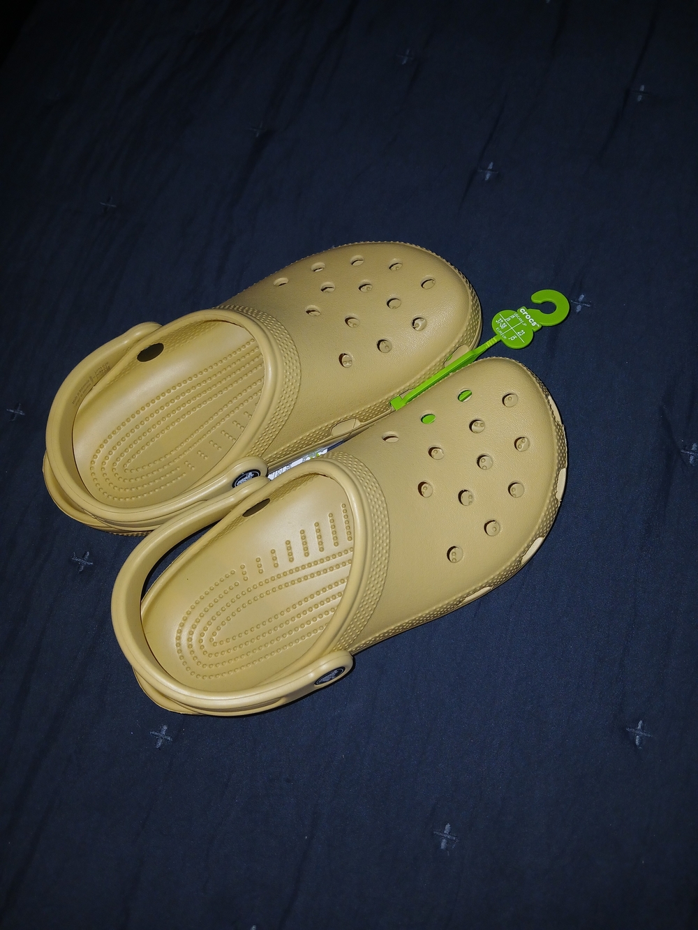 CROCS Kids Classic Clog - Beige/Tan - Picture 7 of 8